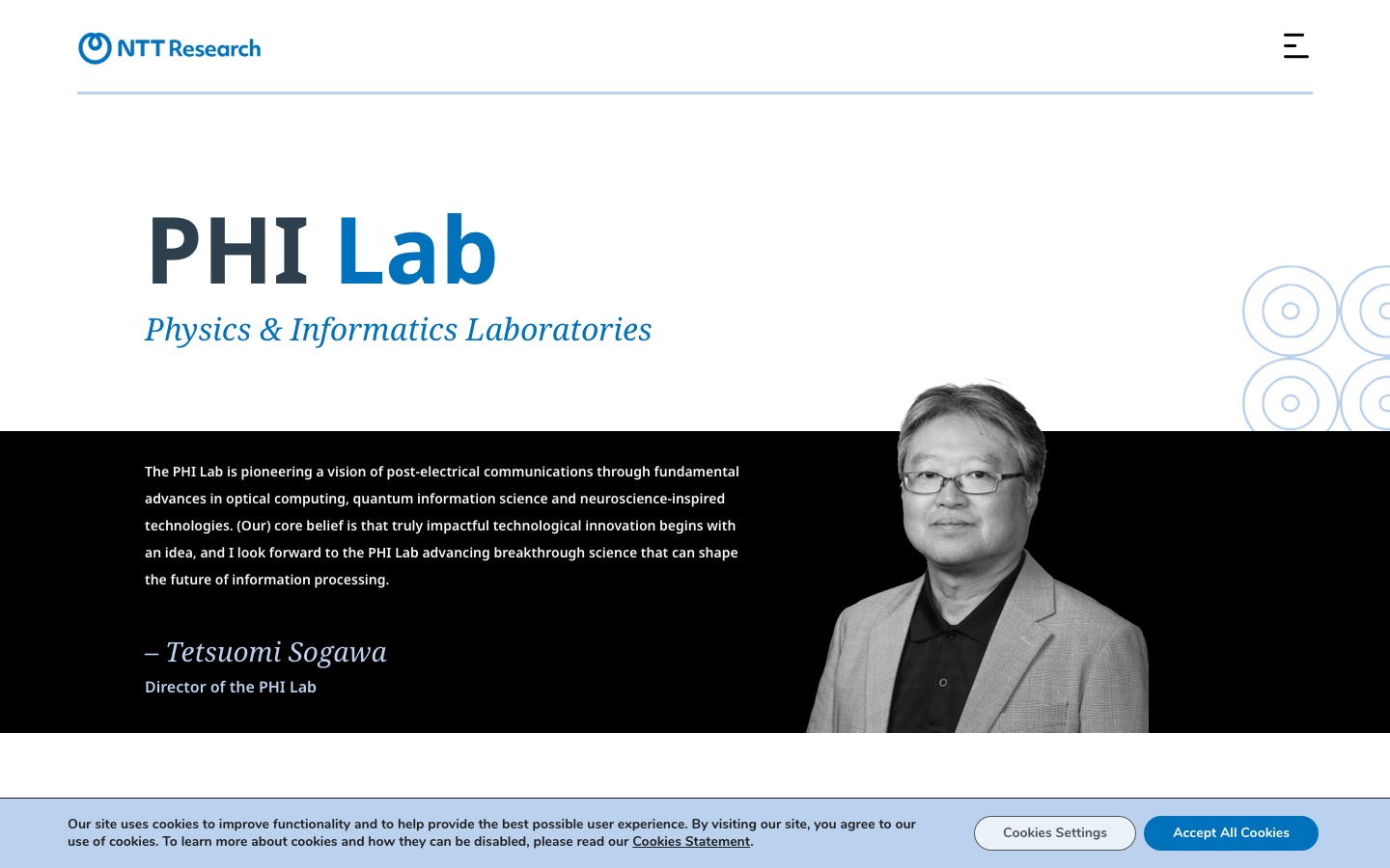 NTT Research project screenshot